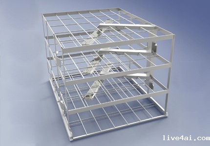模块化组合篮架 R-204