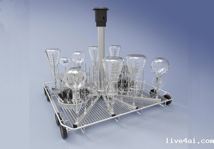 洗瓶机全注射式清洗篮架 DZ-101
