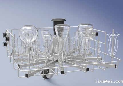 上层注射式清洗篮架 SZ-102