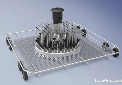 下层注射式清洗篮架 XZ-103