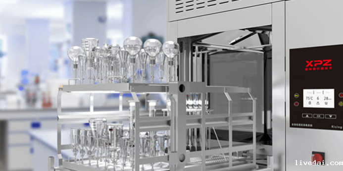 全自动实验室洗瓶机为实验室洗涤注入科技魔力